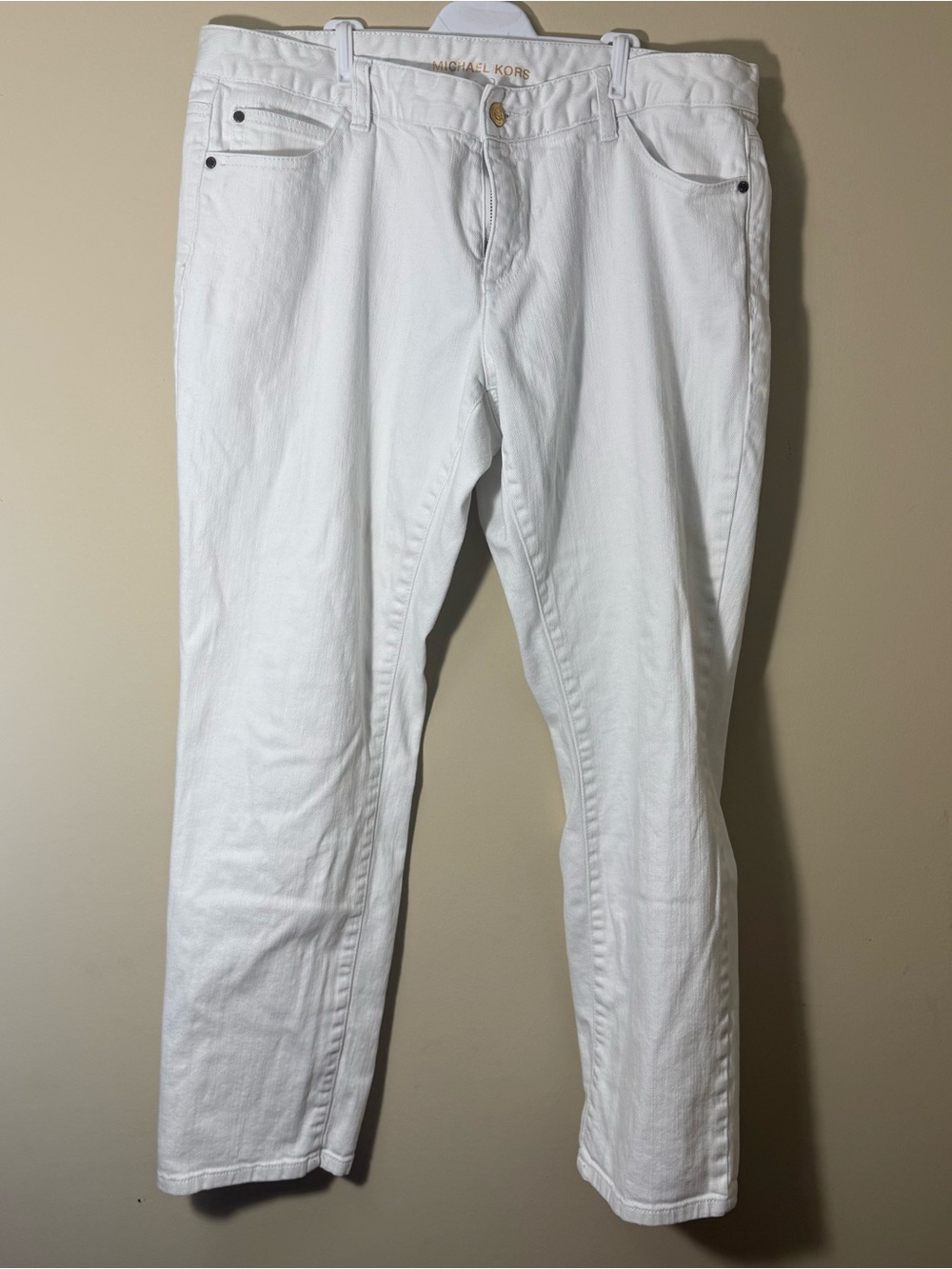 Michael Kors Woman’s White Denim Jeans
